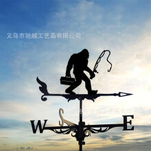(A24) Metal Weather Vane Wind Indicator Weathercock Garden Shed House Decoration