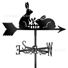 (A19) Metal Weather Vane Wind Indicator Weathercock Garden Shed House Decoration