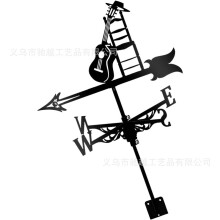 (A45) Metal Weather Vane Wind Indicator Weathercock Garden Shed House Decoration