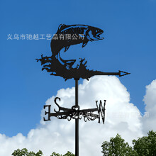 (A8) Metal Weather Vane Wind Indicator Weathercock Garden Shed House Decoration
