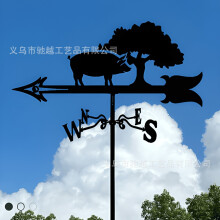 (A9) Metal Weather Vane Wind Indicator Weathercock Garden Shed House Decoration