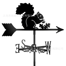 (A18) Metal Weather Vane Wind Indicator Weathercock Garden Shed House Decoration