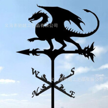 (A10) Metal Weather Vane Wind Indicator Weathercock Garden Shed House Decoration