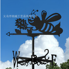 (A7) Metal Weather Vane Wind Indicator Weathercock Garden Shed House Decoration