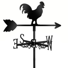 (B3) Protective Weather Vane/Rust-Resistant Coating/Elegant Little Cat Design/Perfect for Rooftops, Gazebos, Homes, Fence Posts, Greenhouses, Barns