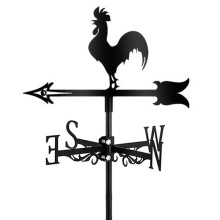 (B5) Protective Weather Vane/Rust-Resistant Coating/Elegant Little Cat Design/Perfect for Rooftops, Gazebos, Homes, Fence Posts, Greenhouses, Barns