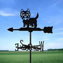 (B19) Protective Weather Vane/Rust-Resistant Coating/Elegant Little Cat Design/Perfect for Rooftops, Gazebos, Homes, Fence Posts, Greenhouses, Barns