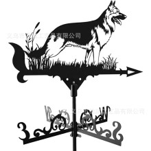 (B15) Protective Weather Vane/Rust-Resistant Coating/Elegant Little Cat Design/Perfect for Rooftops, Gazebos, Homes, Fence Posts, Greenhouses, Barns
