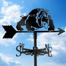 (B12) Protective Weather Vane/Rust-Resistant Coating/Elegant Little Cat Design/Perfect for Rooftops, Gazebos, Homes, Fence Posts, Greenhouses, Barns
