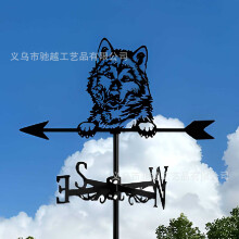 (B9) Protective Weather Vane/Rust-Resistant Coating/Elegant Little Cat Design/Perfect for Rooftops, Gazebos, Homes, Fence Posts, Greenhouses, Barns