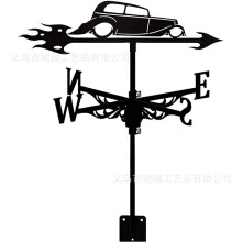 (B58) Protective Weather Vane/Rust-Resistant Coating/Elegant Little Cat Design/Perfect for Rooftops, Gazebos, Homes, Fence Posts, Greenhouses, Barns