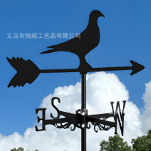 (C4) Rust-Proof Fighter Jet Wind Vane - Perfect For Roof Gardens, Sheds, Residences & Greenhouses | Outdoor Decorative Art Craft For Yards