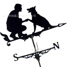(C21) Rust-Proof Fighter Jet Wind Vane - Perfect For Roof Gardens, Sheds, Residences & Greenhouses | Outdoor Decorative Art Craft For Yards