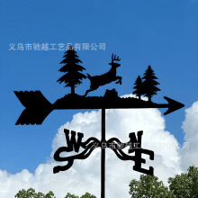 (C51) Rust-Proof Fighter Jet Wind Vane - Perfect For Roof Gardens, Sheds, Residences & Greenhouses | Outdoor Decorative Art Craft For Yards