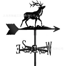 (C58) Rust-Proof Fighter Jet Wind Vane - Perfect For Roof Gardens, Sheds, Residences & Greenhouses | Outdoor Decorative Art Craft For Yards