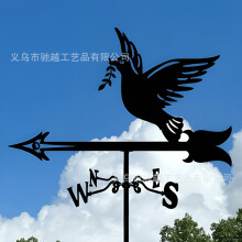 (C3) Rust-Proof Fighter Jet Wind Vane - Perfect For Roof Gardens, Sheds, Residences & Greenhouses | Outdoor Decorative Art Craft For Yards