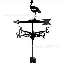 (C5) Rust-Proof Fighter Jet Wind Vane - Perfect For Roof Gardens, Sheds, Residences & Greenhouses | Outdoor Decorative Art Craft For Yards