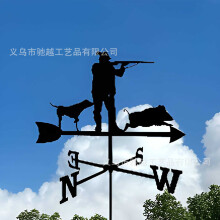 (C31) Rust-Proof Fighter Jet Wind Vane - Perfect For Roof Gardens, Sheds, Residences & Greenhouses | Outdoor Decorative Art Craft For Yards