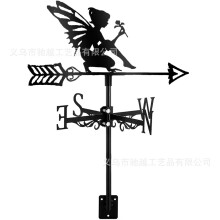 (C39) Rust-Proof Fighter Jet Wind Vane - Perfect For Roof Gardens, Sheds, Residences & Greenhouses | Outdoor Decorative Art Craft For Yards
