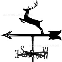 (C57) Rust-Proof Fighter Jet Wind Vane - Perfect For Roof Gardens, Sheds, Residences & Greenhouses | Outdoor Decorative Art Craft For Yards