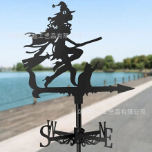(C18) Rust-Proof Fighter Jet Wind Vane - Perfect For Roof Gardens, Sheds, Residences & Greenhouses | Outdoor Decorative Art Craft For Yards