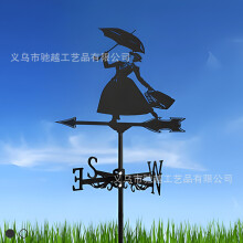 (C25) Rust-Proof Fighter Jet Wind Vane - Perfect For Roof Gardens, Sheds, Residences & Greenhouses | Outdoor Decorative Art Craft For Yards