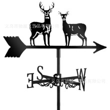 (C56) Rust-Proof Fighter Jet Wind Vane - Perfect For Roof Gardens, Sheds, Residences & Greenhouses | Outdoor Decorative Art Craft For Yards