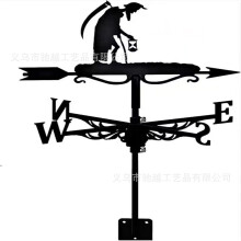 (C40) Rust-Proof Fighter Jet Wind Vane - Perfect For Roof Gardens, Sheds, Residences & Greenhouses | Outdoor Decorative Art Craft For Yards