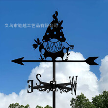 (C36) Rust-Proof Fighter Jet Wind Vane - Perfect For Roof Gardens, Sheds, Residences & Greenhouses | Outdoor Decorative Art Craft For Yards