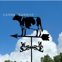 (C9) Rust-Proof Fighter Jet Wind Vane - Perfect For Roof Gardens, Sheds, Residences & Greenhouses | Outdoor Decorative Art Craft For Yards