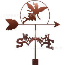 (C46) Rust-Proof Fighter Jet Wind Vane - Perfect For Roof Gardens, Sheds, Residences & Greenhouses | Outdoor Decorative Art Craft For Yards