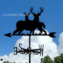 (C49) Rust-Proof Fighter Jet Wind Vane - Perfect For Roof Gardens, Sheds, Residences & Greenhouses | Outdoor Decorative Art Craft For Yards
