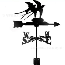 (C6) Rust-Proof Fighter Jet Wind Vane - Perfect For Roof Gardens, Sheds, Residences & Greenhouses | Outdoor Decorative Art Craft For Yards