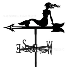 (C47) Rust-Proof Fighter Jet Wind Vane - Perfect For Roof Gardens, Sheds, Residences & Greenhouses | Outdoor Decorative Art Craft For Yards