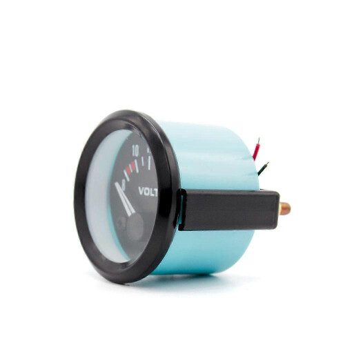 Voltmeter BX100007 52mm/2in Voltmeter 8-16V voltmeter autometer + Gorgeri universele 12V voltmeter_M 2