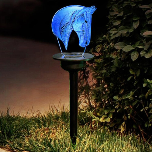 Solar Lawn Light Outdoor Ground Spike Night Light,Light Head Without Acrylic Panel 1