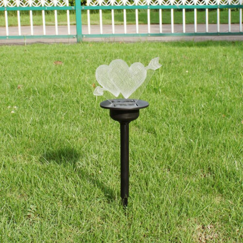 Solar Lawn Light Outdoor Ground Spike Night Light,Light Head Without Acrylic Panel 2