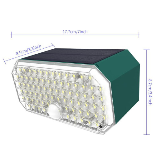 N776B Solar LED High Power Dual Color Sensor Wall Light 1