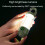 Rechargeable portable LED camping light/multi-functional flashlight (khaki) 5