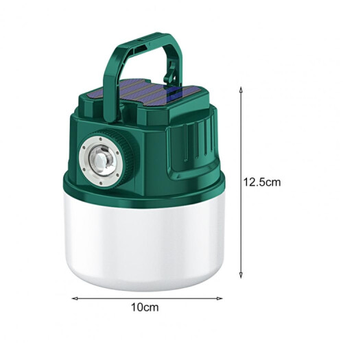 C51 Multifunctional Solar Camping Light Zoomable Waterproof Tent Light(White) 1