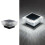 Waterproof Solar LED Pole Light for Outdoor Courtyard Lighting (Grid Type, White Light) 2