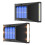 Outdoor Decorative Waterproof Solar Wall Light,6 LEDs White Light 3
