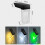 Outdoor Waterproof Courtyard Corridor Steps LED Solar Light(White+Colorful Light) 2