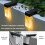 Outdoor Waterproof Courtyard Corridor Steps LED Solar Light(White+Colorful Light) 3