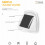 8 LED Outdoor Solar Courtyard Waterproof Wall Light(White Light) 4