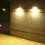 Red Copper Human Body Induction Solar Wall Light( White Light) 4