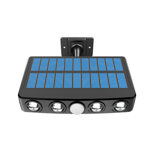 Without Ground Plug Wiring Free Infrared Sensor Waterproof Solar Lighting Wall Light, Warm Light 1