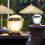 2 LED Solar Waterproof Outdoor Garden Light, White Light-Column Cap 2