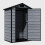 Birchtree BIRCHTREE Plastic Garden Shed Apex 4X3FT Grey 7