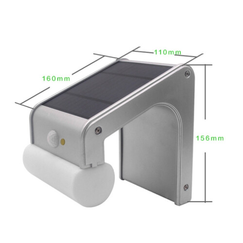 Solar Power Waterproof Human Body Induction 6-modes Remote Control Light 1